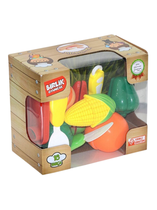 URT007-KUTU-1A/B/C 16 PCS KESİLEBİLEN SEBZE&MEYVE URT007-KUTU-1A/B/C