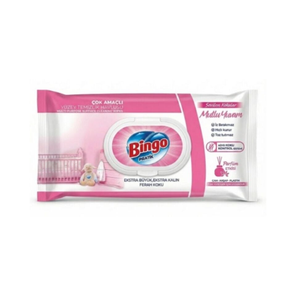 Bingo Clean Yüzey Temizlik Havlusu 96 Yaprak Sevil