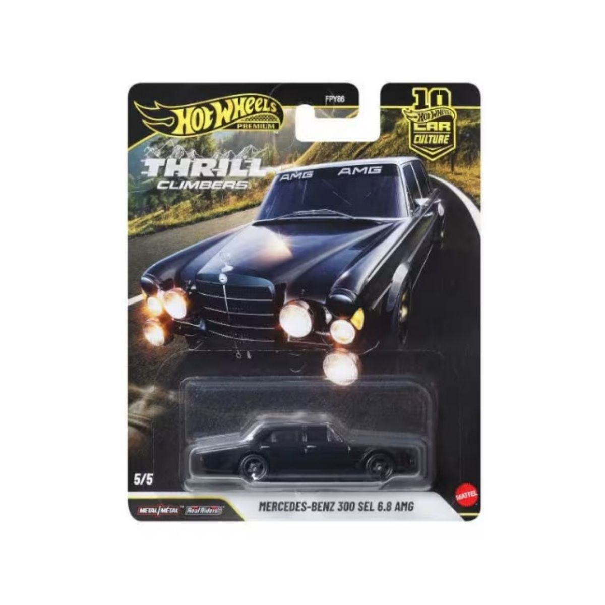 Hot Wheels Mercedes-Benz 300 Sel 6.8 Amg Premium | 1 64 Metal