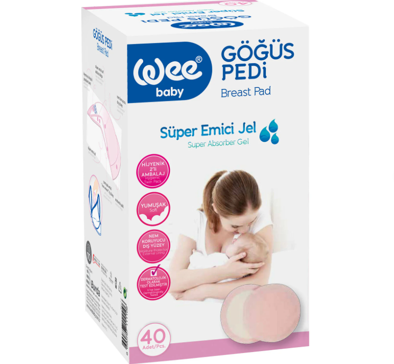 Wee 332 Göğüs Pedi - 30 Adet