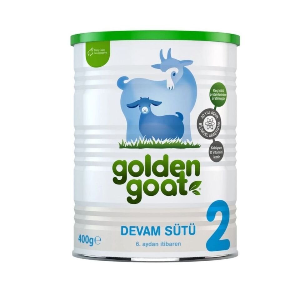 Golden Goat 2 Keçi Sütü Bazlı Devam Sütü (400 gr)