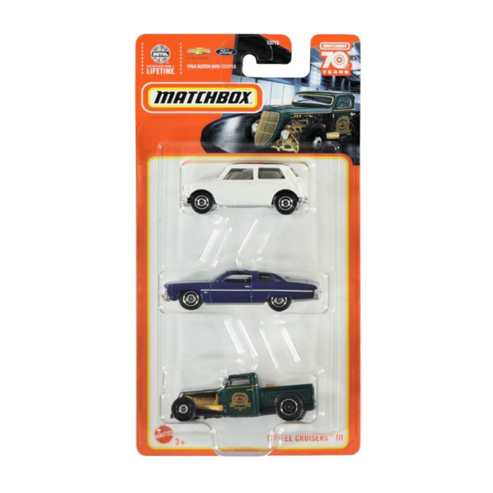 Matchbox 3'lü Araba Seti MTL-C3713