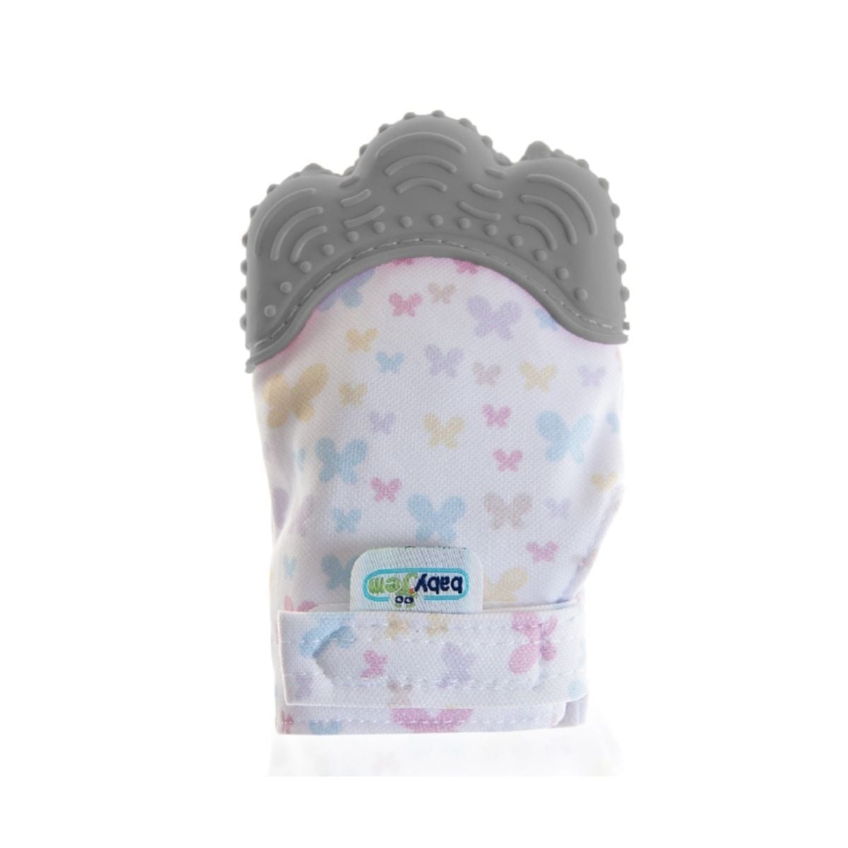 Babyjem Diş Kaşıyıcı Eldiven Gri Kelebek