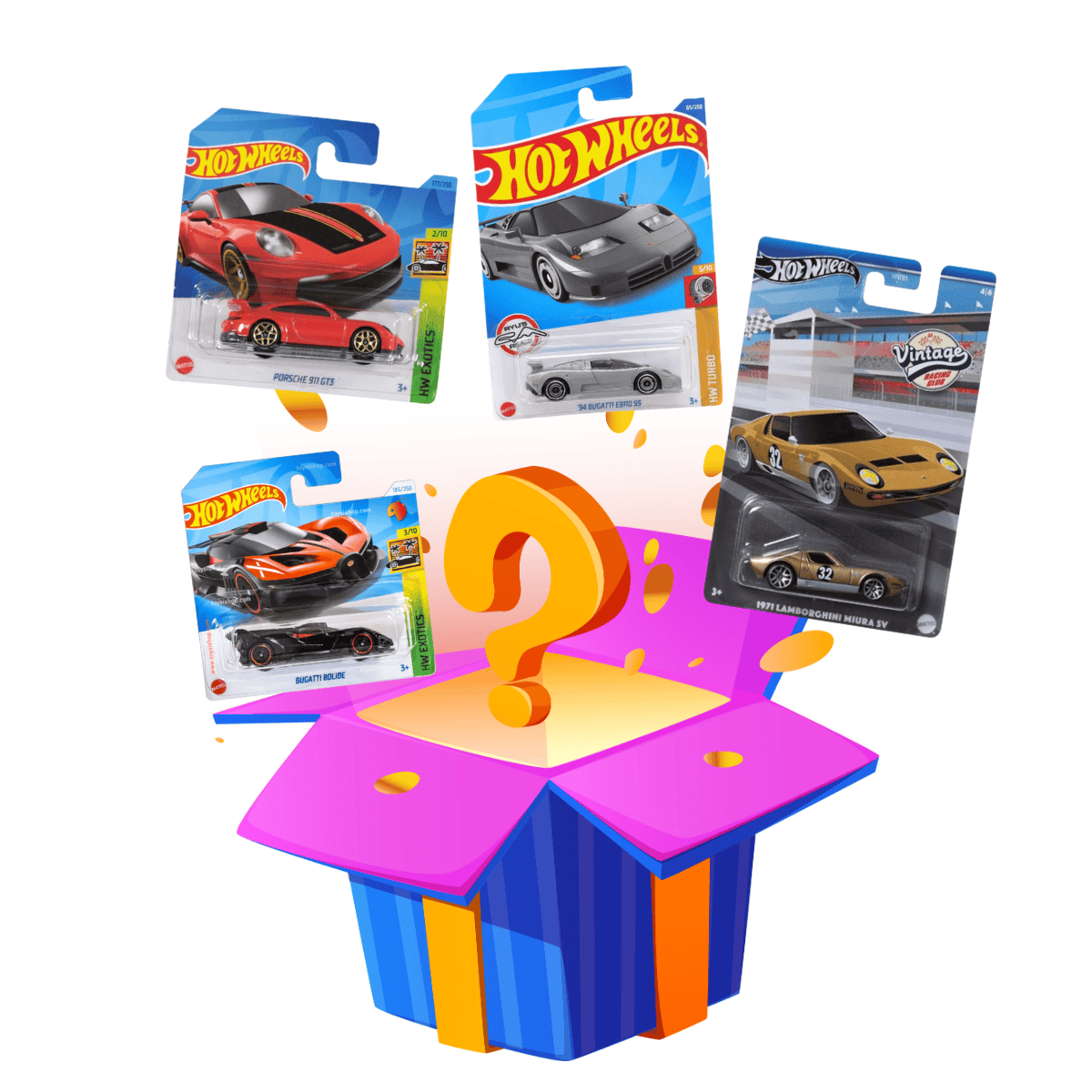 Hot Wheels Koleksiyonel Tekli Araba Süpriz Kutu