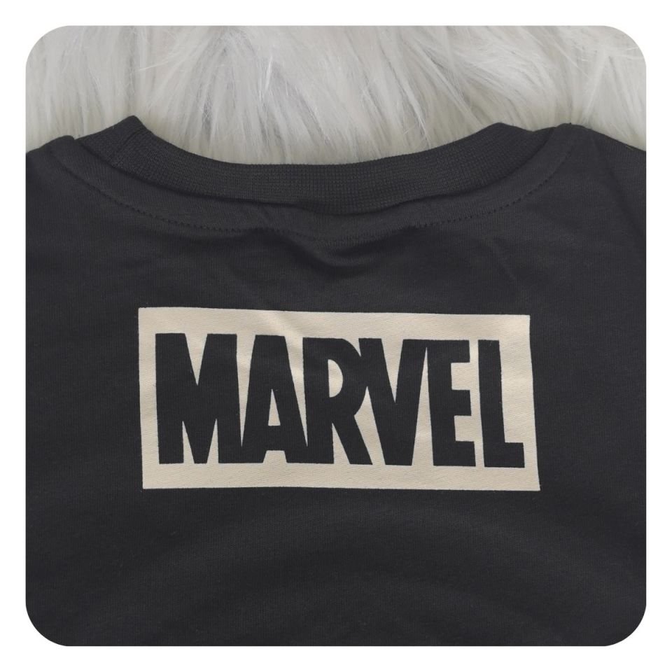 Marvel Spider Man Siyah Alt Üst Şortlu Takım