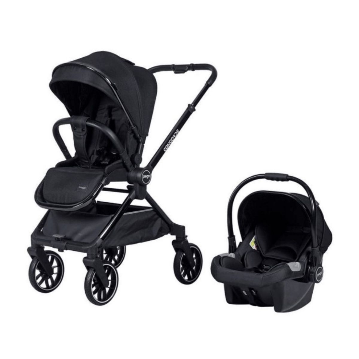 PREGO Concorde Travel Bebek Arabası Yeni Siyah 2067