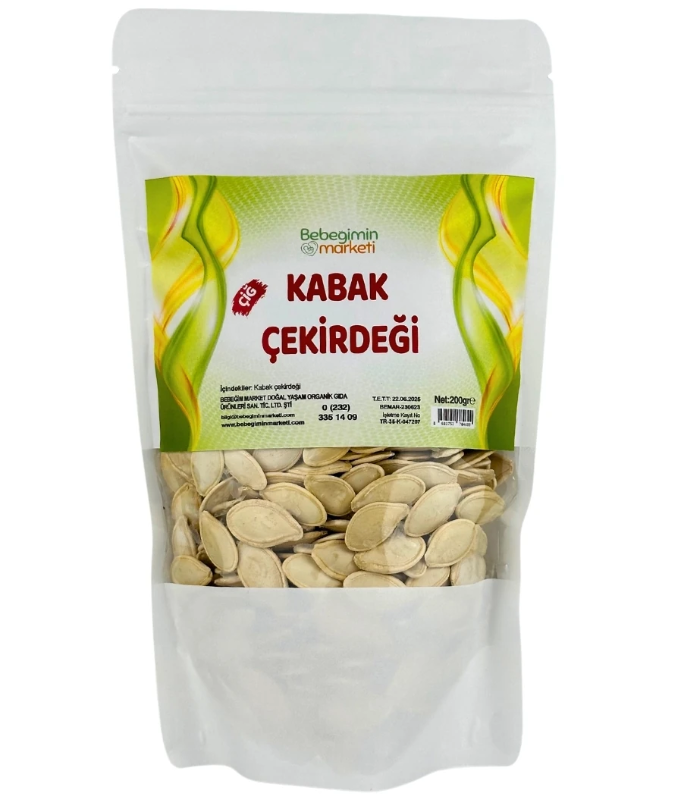 Bebeğimin Marketi Çiğ Kabak Çekirdeği 200gr