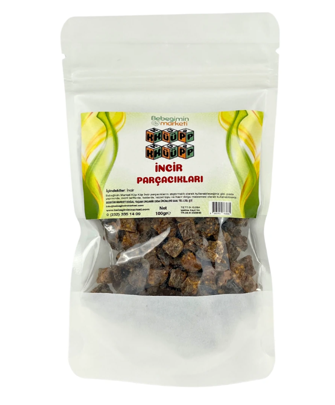 Bebeğimin Marketi Küp Küp incir 100gr