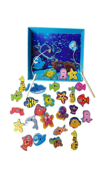 Woodylife 32'li Balık Ahşap Oyuncak 2091