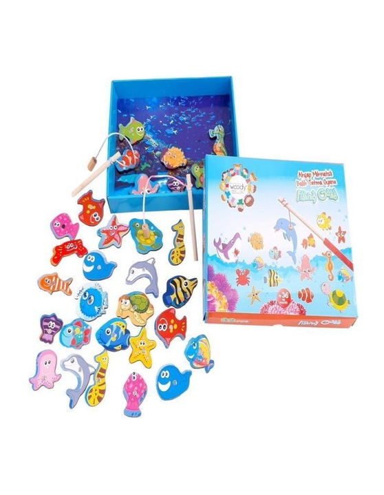 Woodylife 32'li Balık Ahşap Oyuncak 2091
