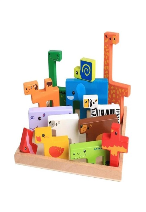 Woodylife Tetris Hayvanlar Ahşap Oyuncak 2161