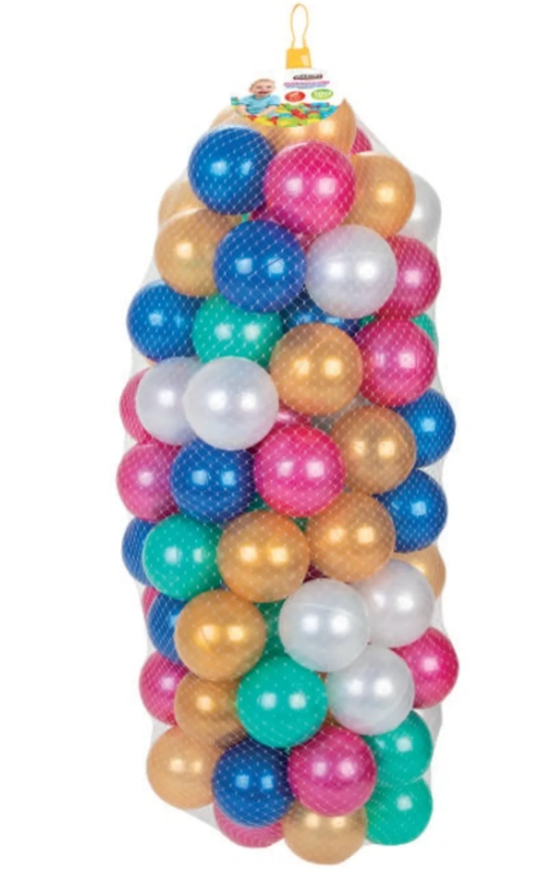 Pilsan Metalik Oyun Havuz Topu 7 Cm 100 Adet