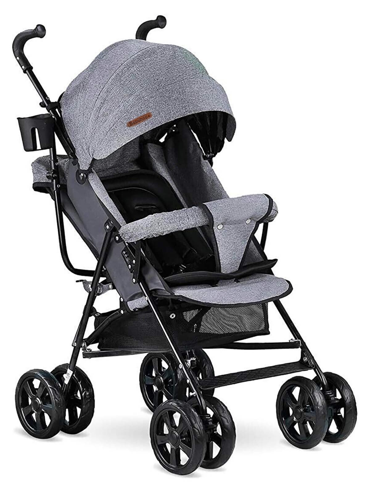 Babyhope Baston Bebek Arabası Gri SC100