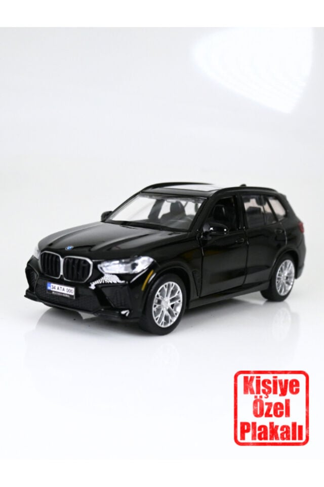 Bmw X5M Siyah Metal Araba 1:32 Ölçek