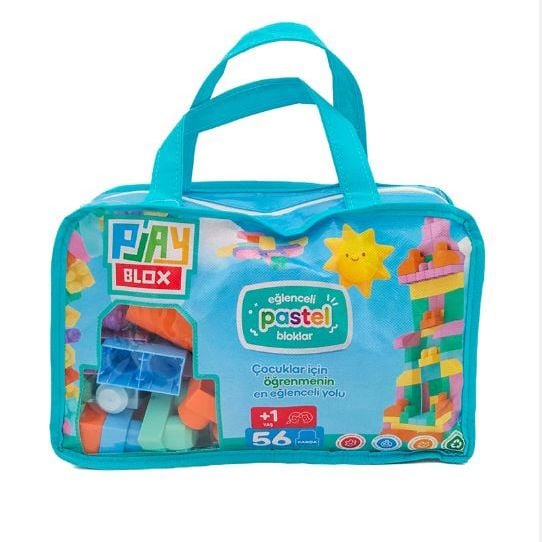 Play Blox Pastel 56 Parça Çantalı Lego