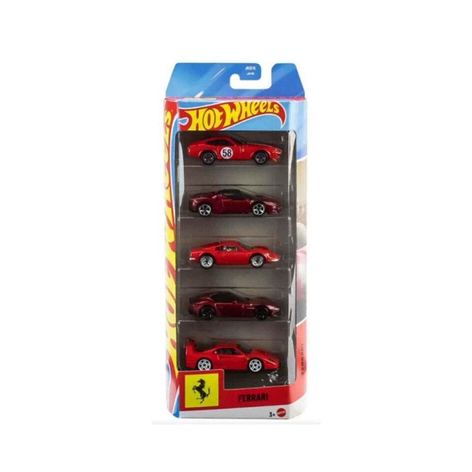 Hot Wheels Ferrari 5'li Set