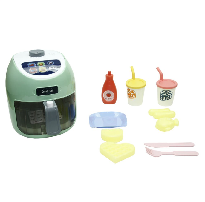 Vardem Air Fryer Oyuncak - Gıdalar Renk Değiştirir