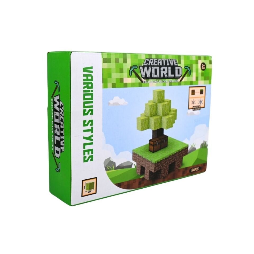 JM802 -Creative World Manyetik Blok Seti 64 Parça