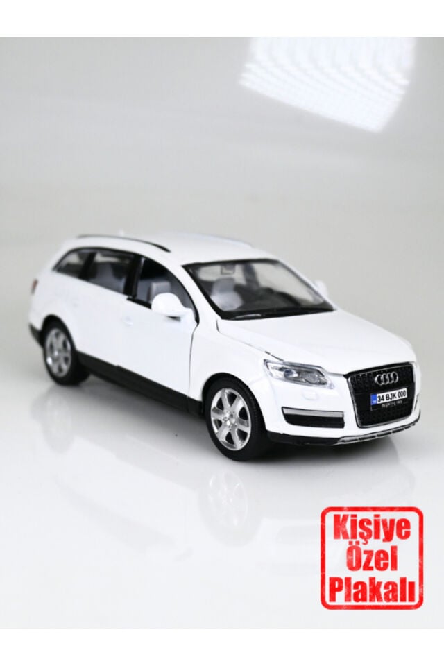 Audi Q7 1:32 Metal Araba Beyaz