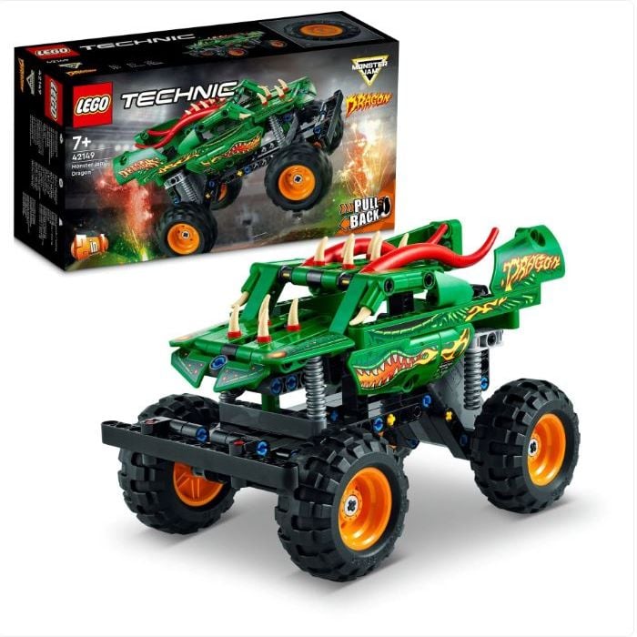 LEGO - MONSTER JAM DRAGON YAPIM SETI (217 PRC) 4