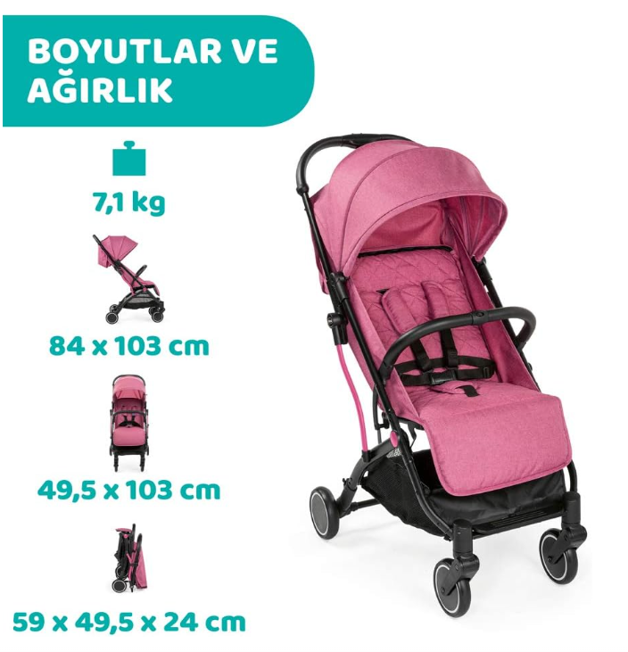 Chicco Trolleyme Stroller Lollipop Bebek Arabası