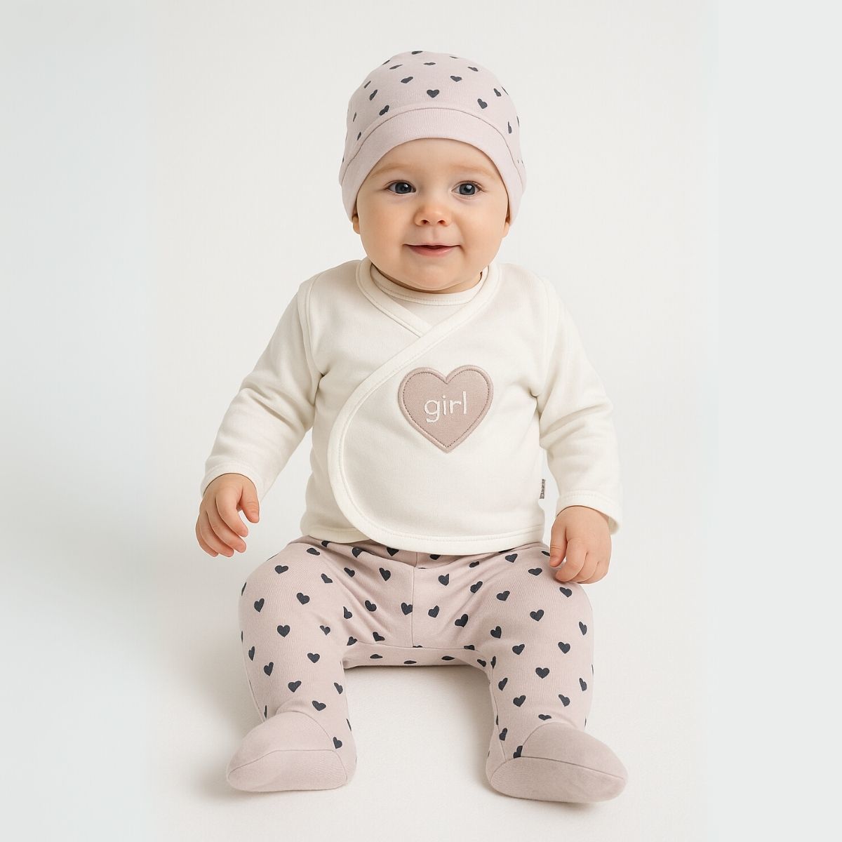 Girls Nakışlı 5'li Set - Hastane Çıkışı
