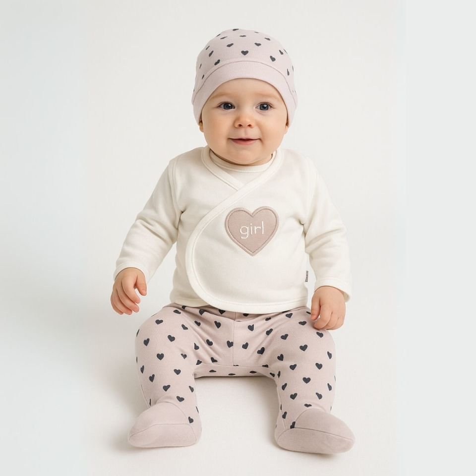 Girls Nakışlı 5'li Set - Hastane Çıkışı