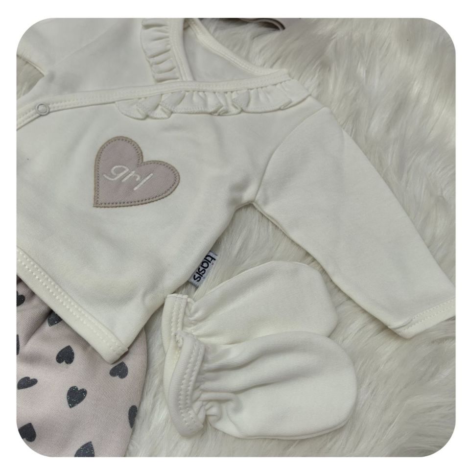 Girls Nakışlı 5'li Set - Hastane Çıkışı