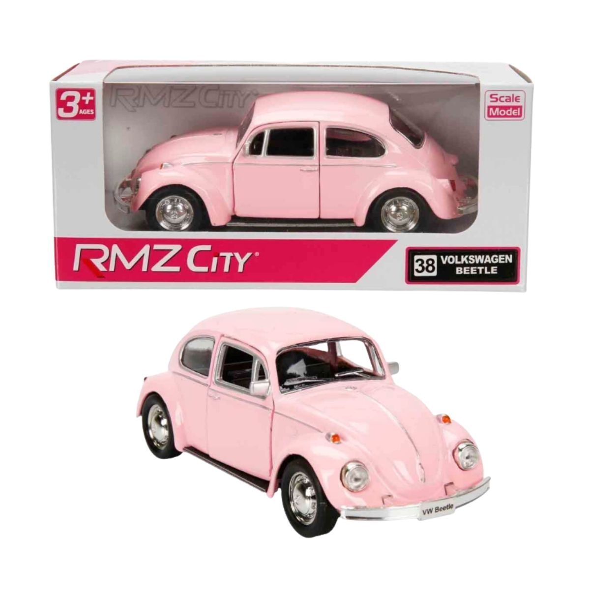 RMZ VOLKSWAGEN BEETLE 1:32 PEMBE