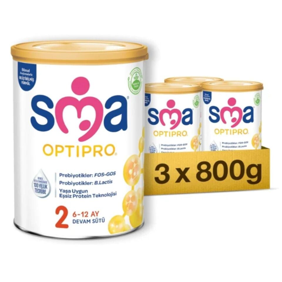 Sma Optipro 2 3x800 gr 6-12 Ay Bebek Maması
