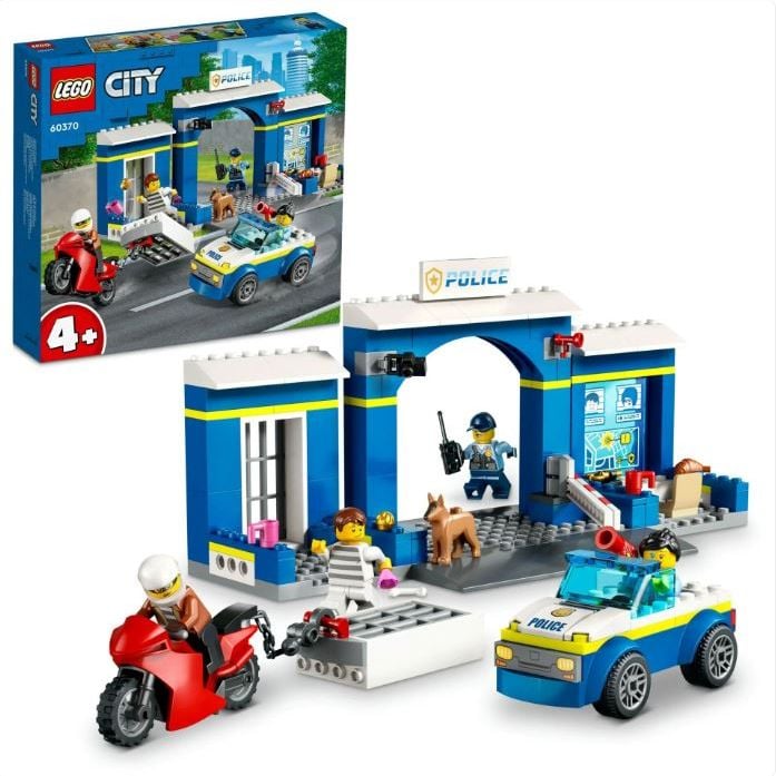LEGO - CITY POLIS MERKEZI TAKIBI OYUNCAK YAPIM SETI (172 PARCA) 4