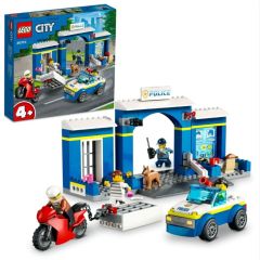 LEGO - CITY POLIS MERKEZI TAKIBI OYUNCAK YAPIM SETI (172 PARCA) 4