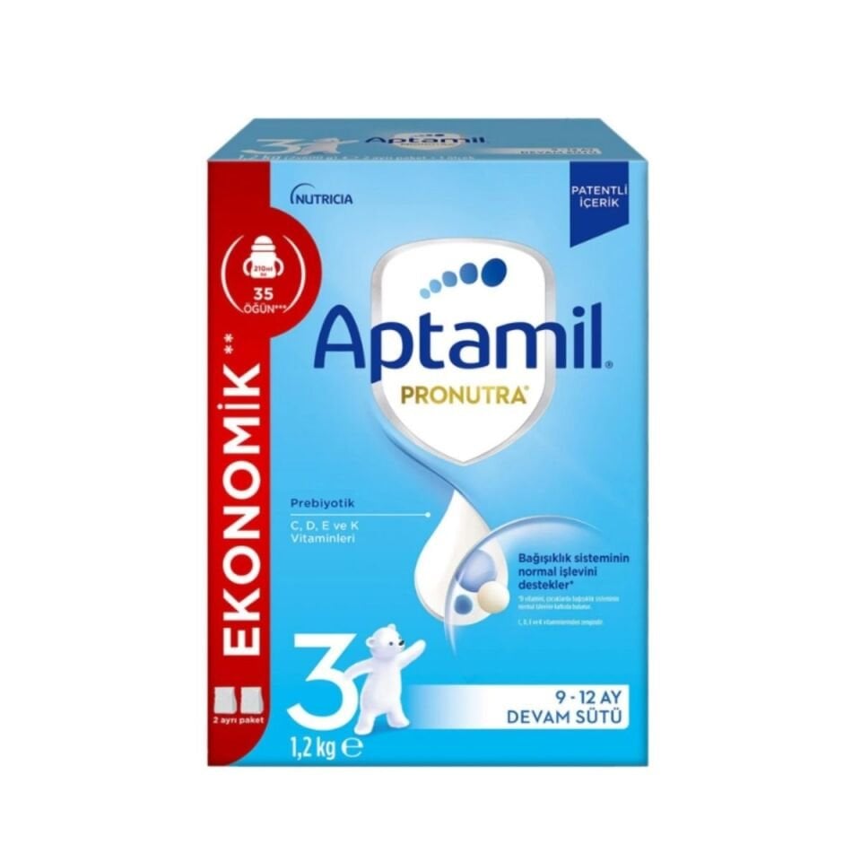 Aptamil Akıllı Kutu Mama Devam Sütü No:3 1.2 kg
