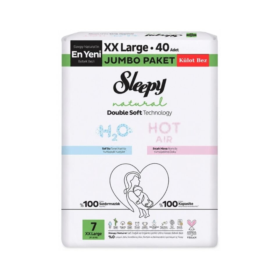 Sleepy Natural Fırsat Külot Bebek Bezi 7/40
