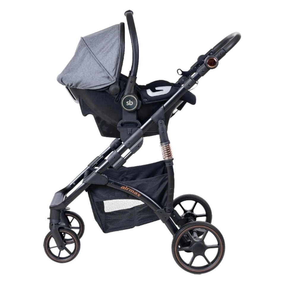 SUNNY BABY AIRMAX TRAVEL BEBEK ARABASI GRİ