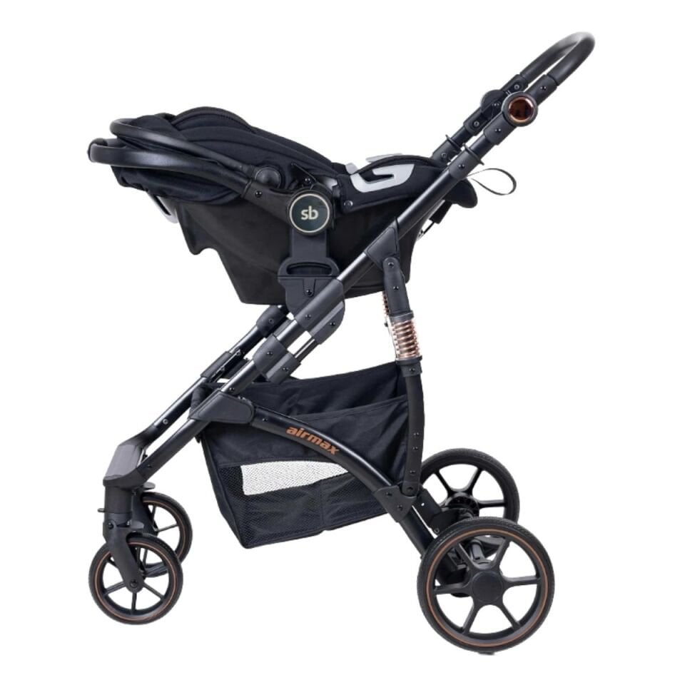 SUNNY BABY AIRMAX TRAVEL BEBEK ARABASI SİYAH