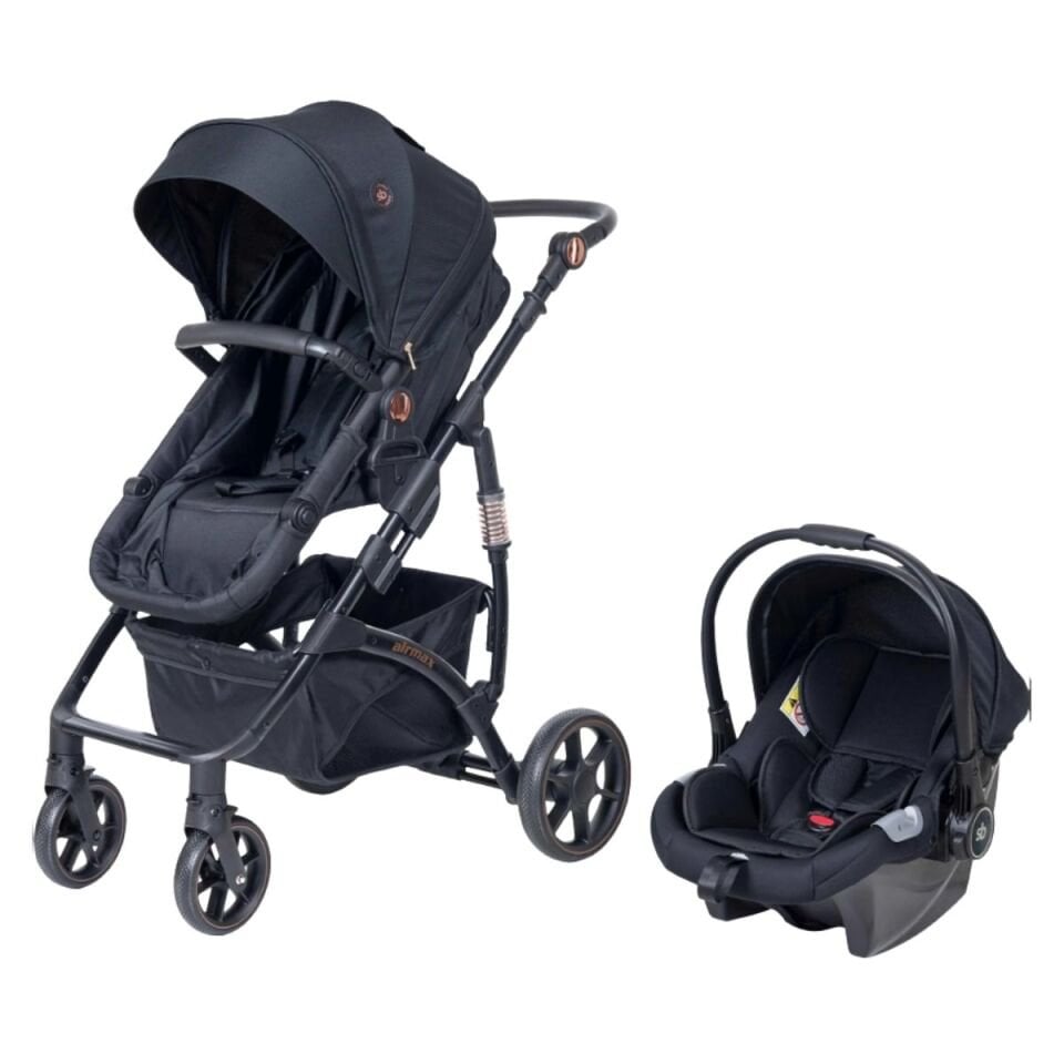 SUNNY BABY AIRMAX TRAVEL BEBEK ARABASI SİYAH