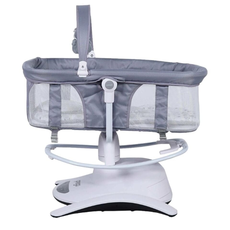 PREGO YUMMY PORTBEBELİ ELEKTİRİKLİ BEŞİK GRİ