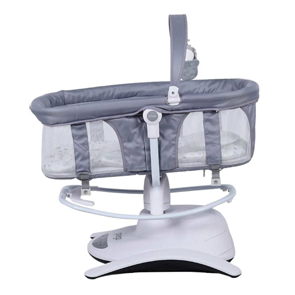 PREGO YUMMY PORTBEBELİ ELEKTİRİKLİ BEŞİK GRİ