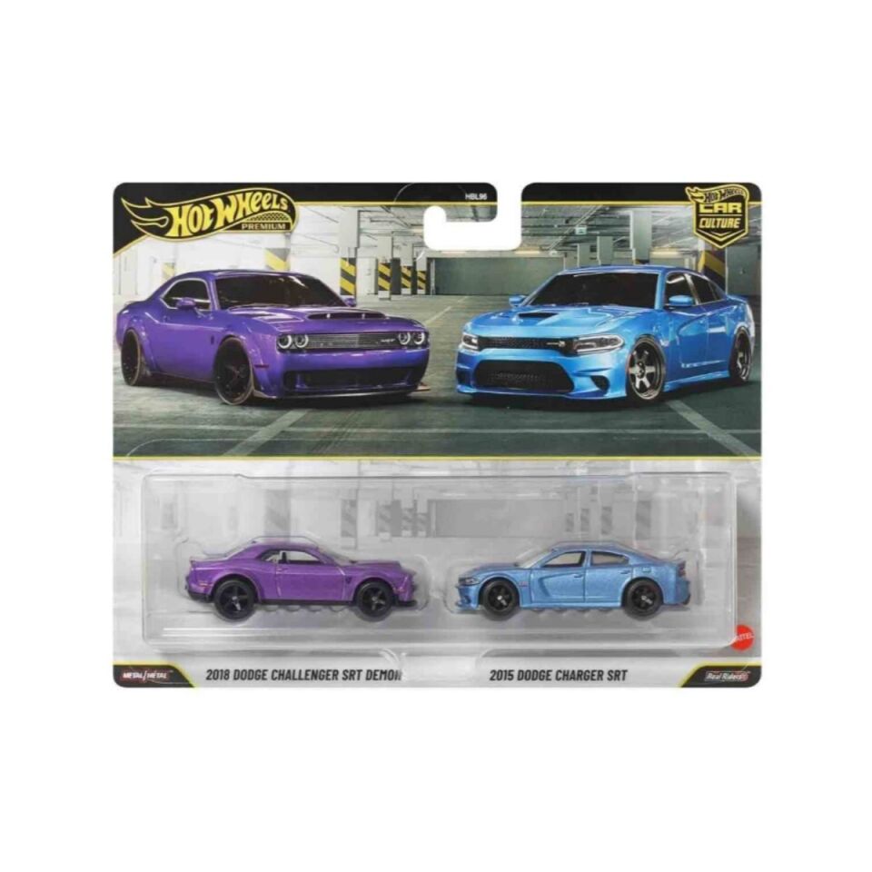 Hot Wheels HBL96 2 li Premium Araba Seti