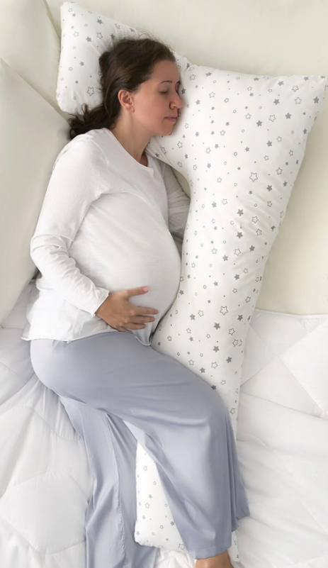 Home 5 Farklı Bölge Destekli 7 Rakamlı Yıldızlı Beyaz Dolgun Hamile Uyku Yastığı