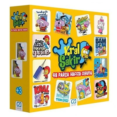 Kral Şakir 48 Parça Hafıza Oyunu