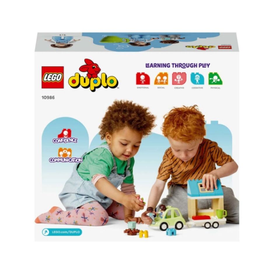 LEGO - DUPLO KASABASI TEKERLEKLI AILE EVI 10986 OYUNCAK YAPIM SETI (31 PARCA) 3