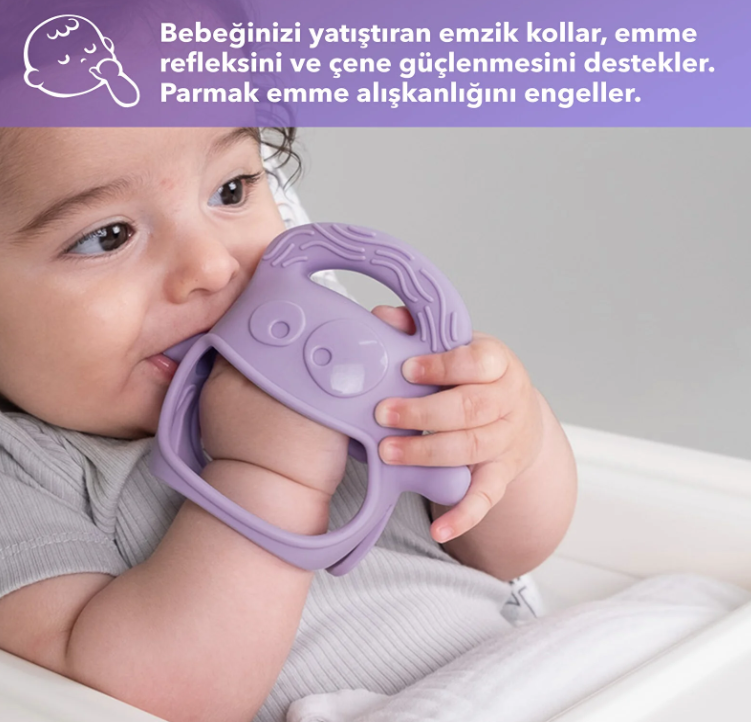 Mochi Diş Kaşıyıcı Lila