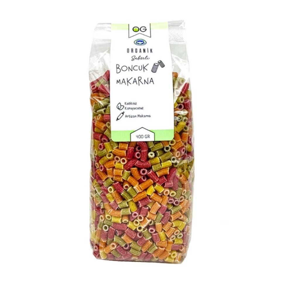 OG Natural Organik Sebzeli Artizan Boncuk Makarna 400 G