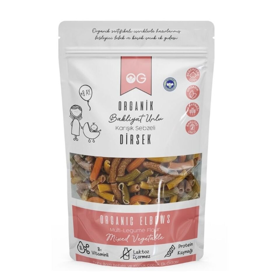 OG Natural Organik Karışık Sebzeli Bakliyat Unu Dirsek