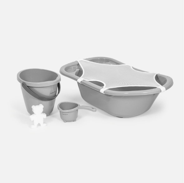 Babyjem 439 Banyo Seti 5 Parça Soft Gri