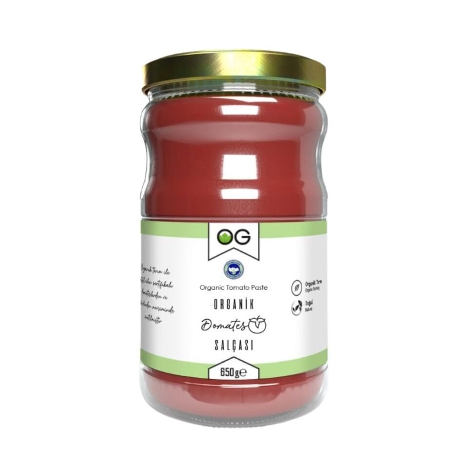 OG Natural Organik Domates Salçası 650 gr