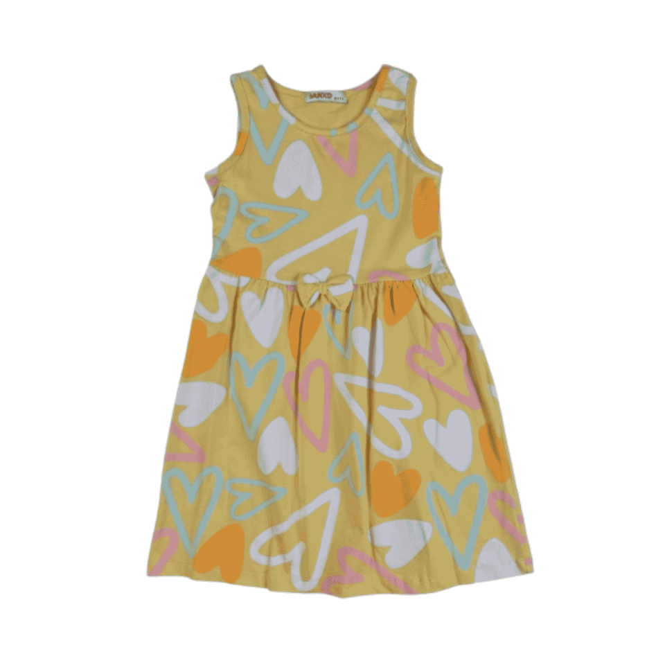 Babexi Fiyonklu Desenli Elbise 424350