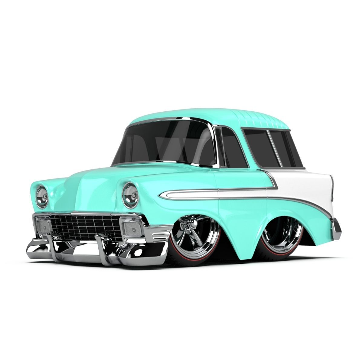 Cartuned S2 1956 Chevy Nomad BJ-70ICT530091